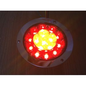 Round Trailer Truck Light 24V Flashing Brightness LED Marker Lamps for Truck