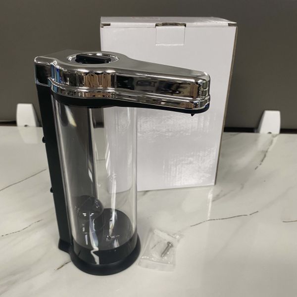 Buy Chrome Wall Mounted Sensor Soap Dispenser FCC Automatic 500ML at wholesale prices