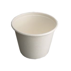 China 16oz Sustainable Disposable Sugarcane Bagasse Take Away Cups And Lids on sale