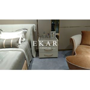 Modern bedroom luxury bed side table W005B11