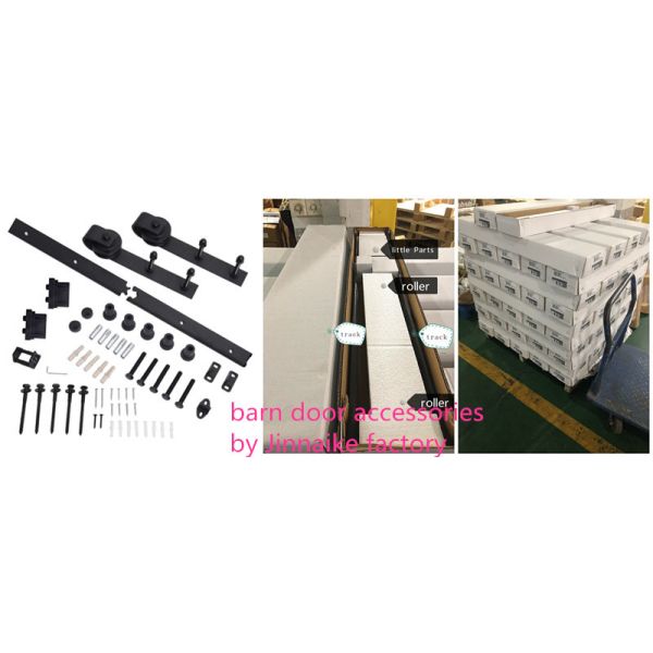 4.5 Ft 24 Inch Barn Gate Hardware 8' Interior Sliding Barn Door Hardware Traditional Style