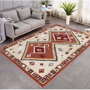 Irregular Geometric Pattern and Circle Living Room, Bedroom Living Room Floor