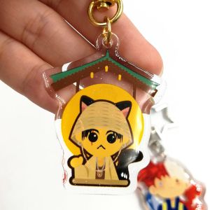 Custom Print Manufacturer Charm Single Epoxy Cute Anime Acrylic Key chain with