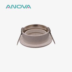 Eco Friendly MR16 Downlight Housing Bamboo Fiber 25 Degree Tilted Recessed Light