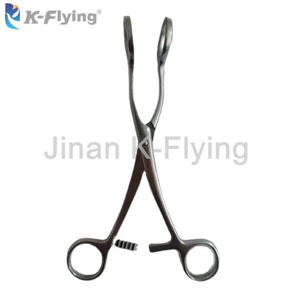Buy Reusable 17cm Curved Surgical Forceps Medical Instrument at wholesale prices