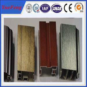 China Supply surface drawing anodized aluminum extrusion, anodising aluminium alloy price on sale