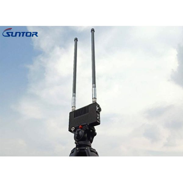 UHF Handheld Long Range Wireless Transmitter IP Mesh Networking System With GPS
