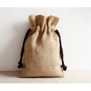 Miniing Blank Canvas Sacks , Rock Cotton Drawstring Bags Thickness Optional