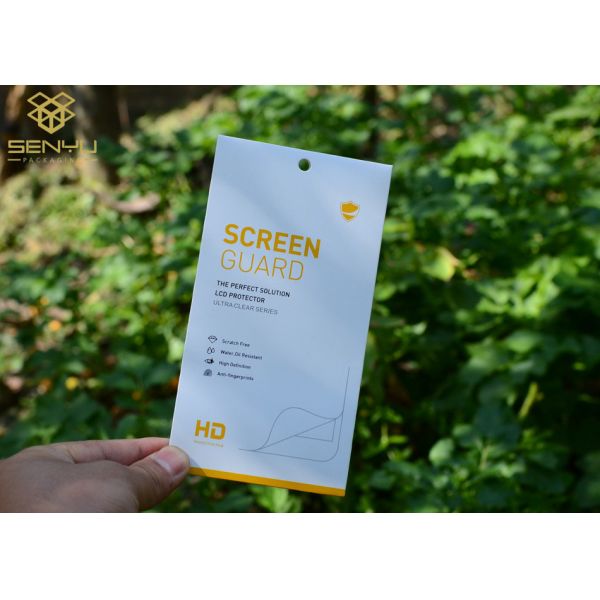 Buy Grey Paper Board Tempered Glass Screen Protector Packaging Box at wholesale prices