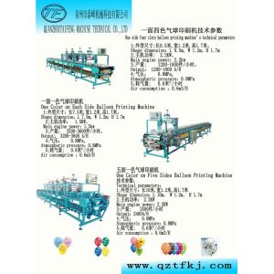 Latex balloon printing press