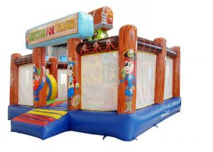 Quality Outdoor Playground Inflatable Obstacle Course Bouncer For Commercial Event for sale