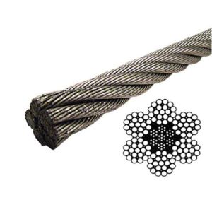 Quality Drilling Anti Corrosion 1200mpa 6X19 Steel Wire Rope for sale
