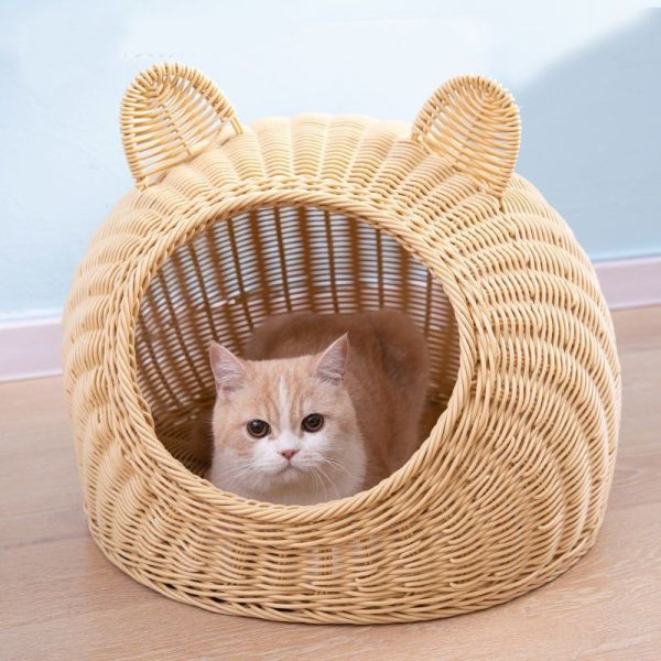 cane cat bed