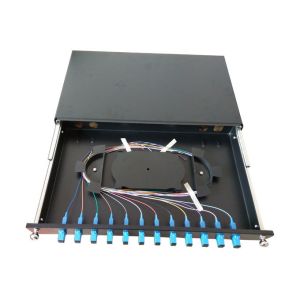 Rack Mount FTTB 24f Cable Terminal Patch Panel CATV