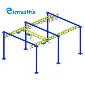 380V Power Source Strength Steel KBK Overhead Crane Machine With Customized