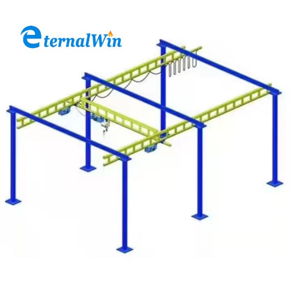380V Power Source Strength Steel KBK Overhead Crane Machine With Customized