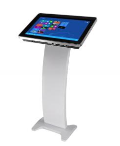 Quality 21.5&quot;-24&quot; inch Floor stand All-in-one LCD kiosk touch screen with Android or mini PC for sale
