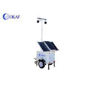 Cctv Camera Solar Surveillance Trailer High Resolution