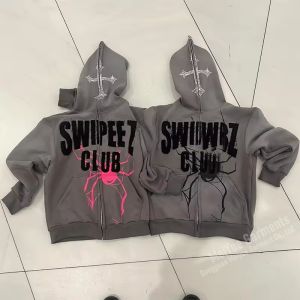 China Applique Embroidery Patches Rhinestone Custom Hoodies Full Zip Rhinestone Hoodie on sale