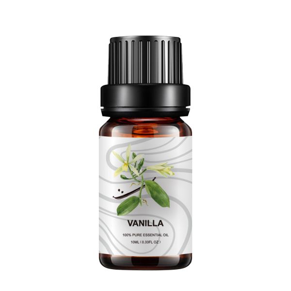 Buy Organic Vanilla Pure Natural Essential Oils 10ml USDA Aromatherapy at wholesale prices