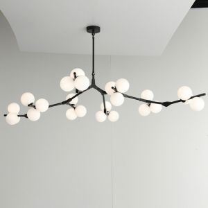Modern LED Chandelier Glass Balls Ceiling Chandeliers Living Room Kitchen