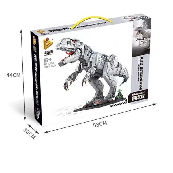 Panrose 611001 Building Blocks Puzzle Brain Dinosaur Series Large Tyrannosaurus Rex Toys