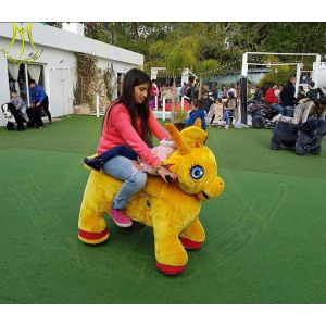 Quality Hansel entertainment coin operated 4 wheel electric walking bike animal for sale