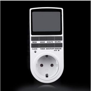 EU AU UK US Plug LCD Display Electronic Devices Plug-in Digital Timer Switch