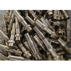 Fully Brass Dancing Dry Fountain Jet Nozzles Vertical Water Spray