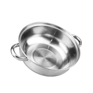 Double Soup Steamer Pot 28cm Household Non Stick Cookware Set