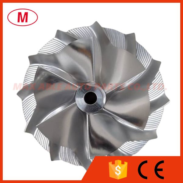 GT15-25 49.70/67.40mm 6+6 Blades high performance turbo billet compressor wheel
