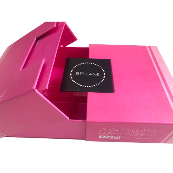 Buy Premium Luxury Magnetic Hair Extension Packaging Box CE FSC Approval at wholesale prices