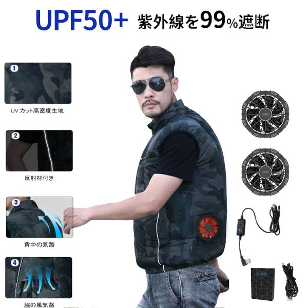 Air Conditioned Clothes Summer Sunscreen Air Conditioning Clothing Cooling Vest