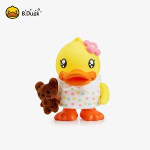 ODM Yellow Duck Piggy Bank Non Phthalate Pvc Polyester Material