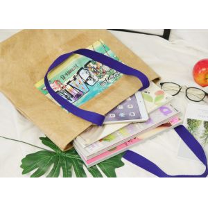 Waterproof Tyvek Fabric Recyclable Tote Bag DuPont Material High Capacity