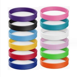 Quality Silicone Wristband For Kids Custom Size Rubber Bracelet In Moulding With Printing Logo for sale