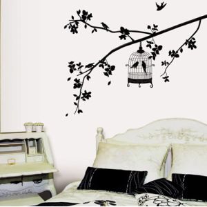 Custom Tree Wall Flower Stickers G103 / Floral Wall Stickers