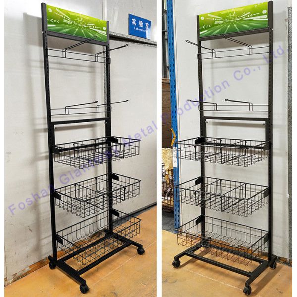 Metal Rack Retail Cigarette Condom Shelf Chewing Gum Stand