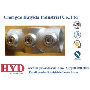 Quality Clamping fitting cast iron Tee for sale