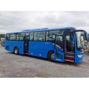 Kinglong Used Bus XMQ6110 Hiace Bus Toyota 48 Seats For Sale Price Double Doors