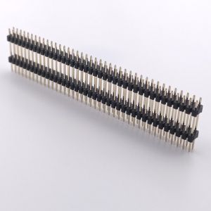 China Male  2X30P Straight  2x40P Male And Female Headers Dual Plastics For PCB Mounting on sale