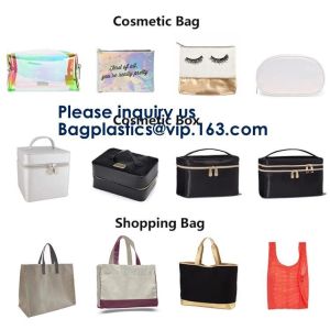 Cosmetic Toothbrush Transparent Makeup Bag With Customer Printing Slider Zipper