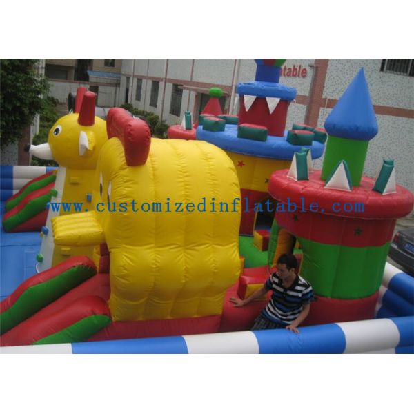 Happy Children Game Inflatable Fun City Micky & Duck Inflatable Kids Toys