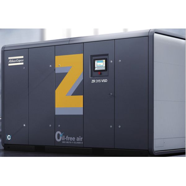 ZT55~750, ZT75~900VSD Oil Free Atlas Screw Air Compressor Aluminum Alloy