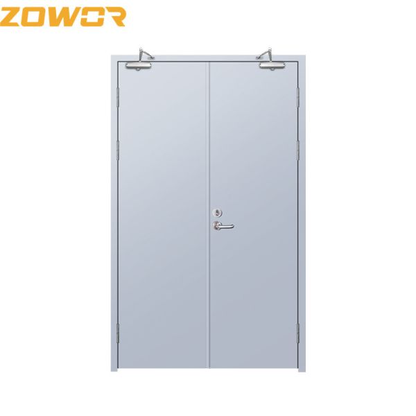 Buy 90min Fire Shutter Door ANSI Galvanized  Fire Rated Steel Doors at wholesale prices