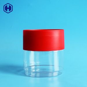 Custom Stackable 396ML 13OZ Clear PET Jar For Candies
