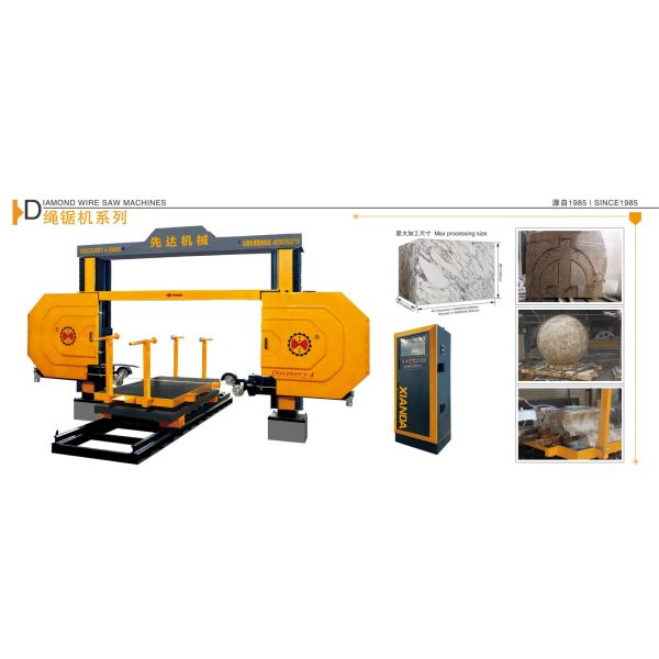 Buy 4-Axis CNC Diamond Wire Saw Machine With Automatic Control System For Marble , Granite at wholesale prices