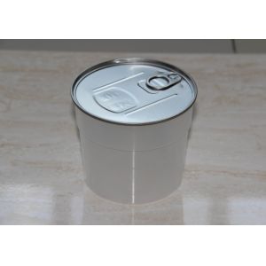 China Water Resistant PP Can  with Transparent PET Plastic Cap 450ml on sale