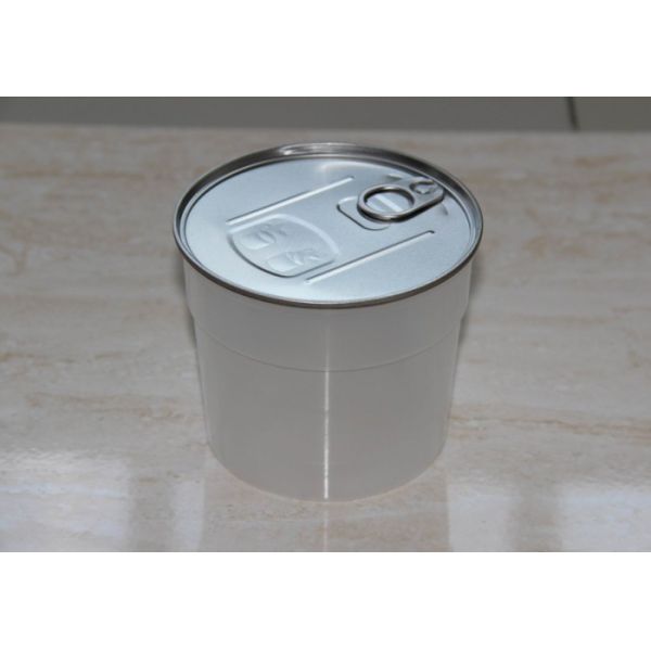 Buy Water Resistant PP Can  with Transparent PET Plastic Cap 450ml at wholesale prices