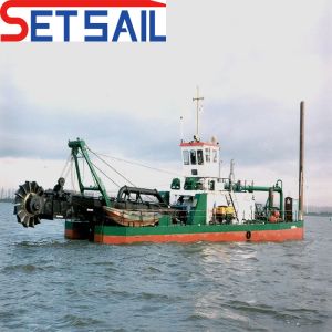 High Capacity Diesel Engine Wheel Bucket Suction Sand Dredger with Customized
